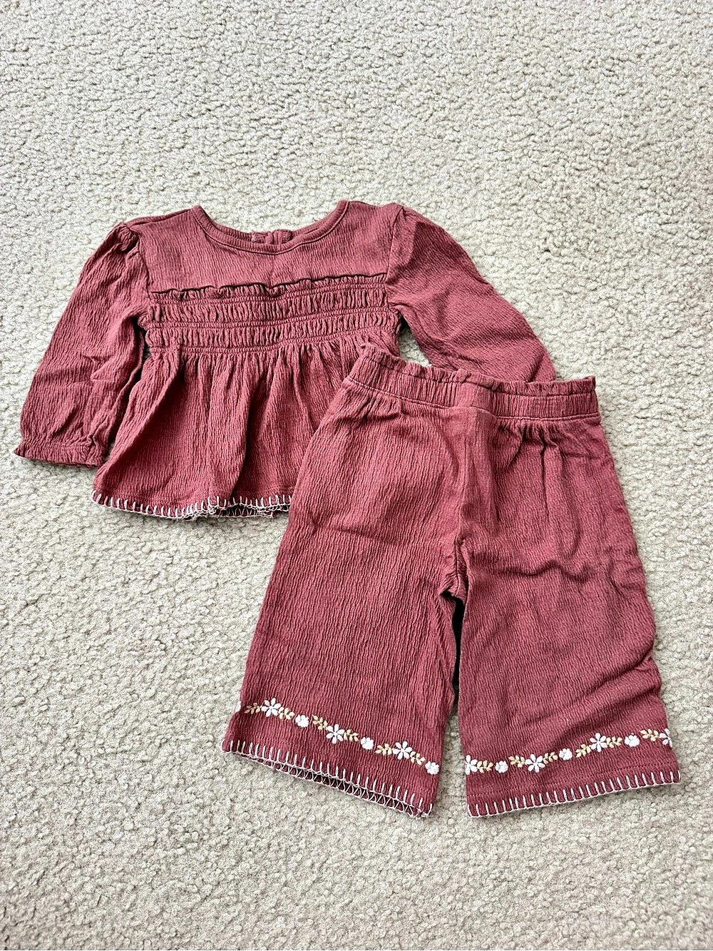 little planet by carter's Floral Matching Set Baby 9M